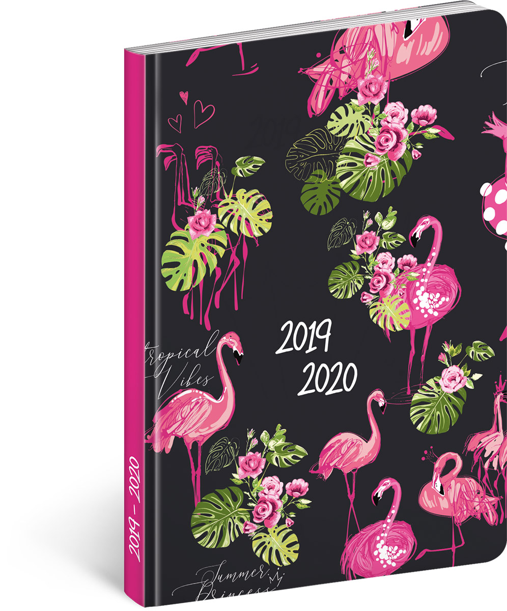 18měsíční diář Petito – Plameňáci 2019/2020