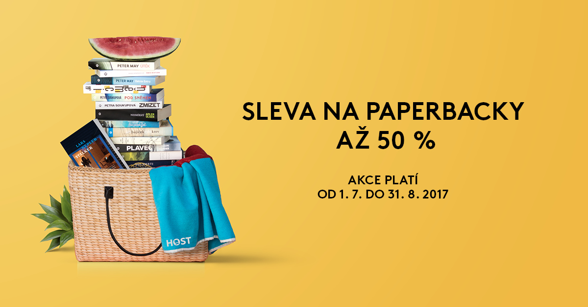Sleva až 50 % na knihy od nakladatele HOST